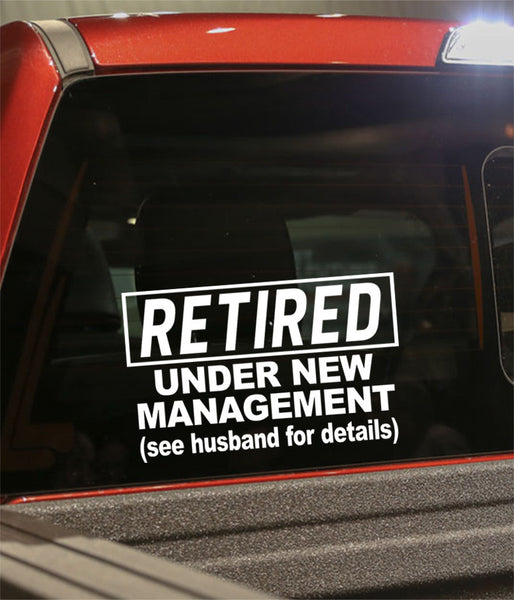 Retirement decal 6 - North 49 Decals