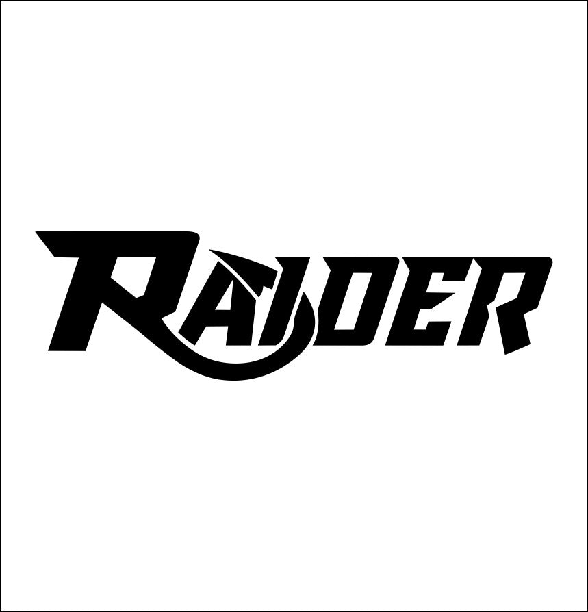 Raider Boats decal, sticker, fishing hunting sticker, car decal