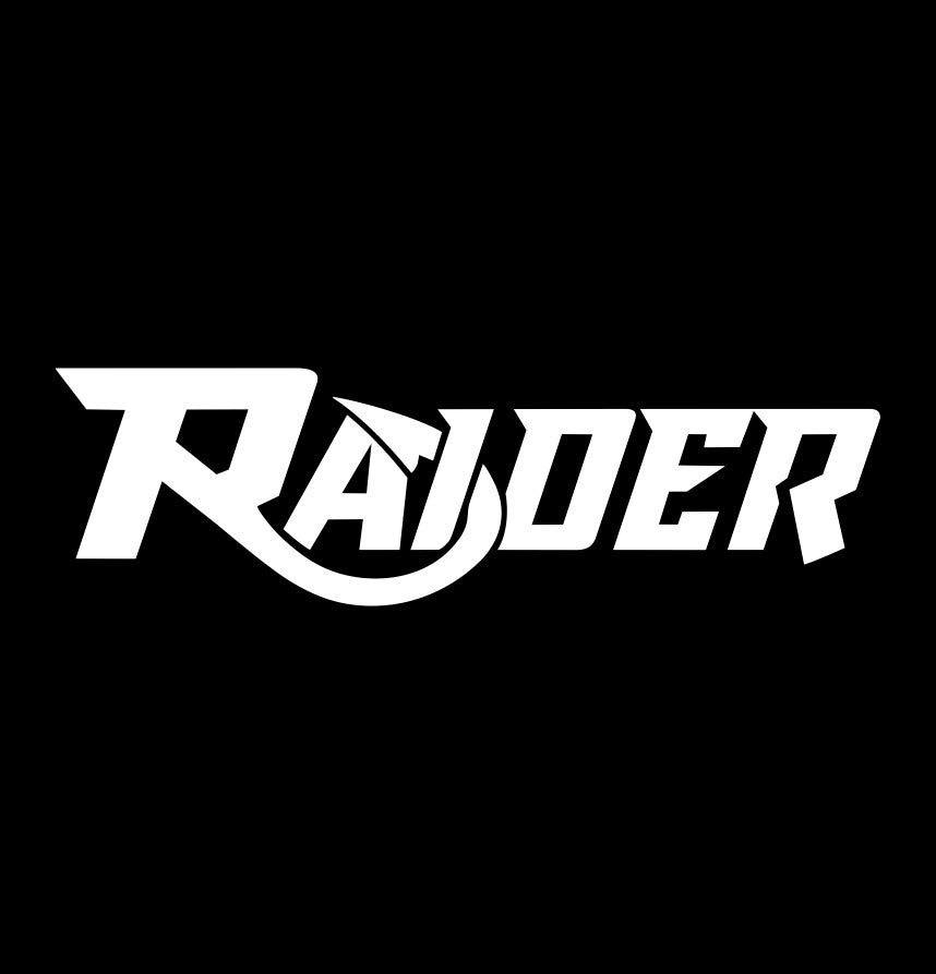 Raider Boats decal, sticker, fishing hunting sticker, car decal