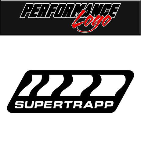 Supertrapp Exhaust decal, performance decal, sticker