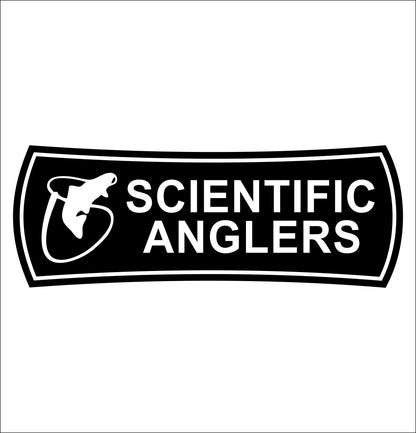 Scientific Anglers decal, sticker, hunting fishing decal, car sticker