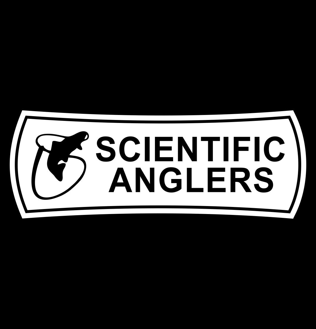 Scientific Anglers decal, sticker, hunting fishing decal, car sticker