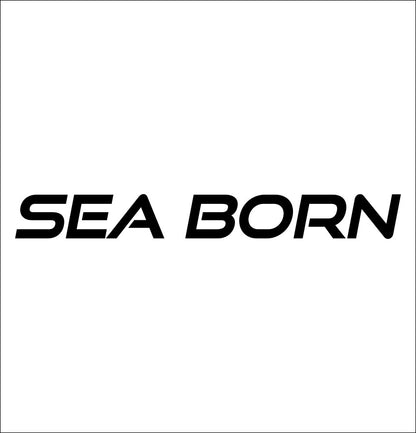 Sea Born Boats decal, sticker, hunting fishing decal, car sticker