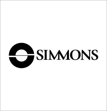 Simmons Optics decal, sticker, hunting fishing decal, car sticker