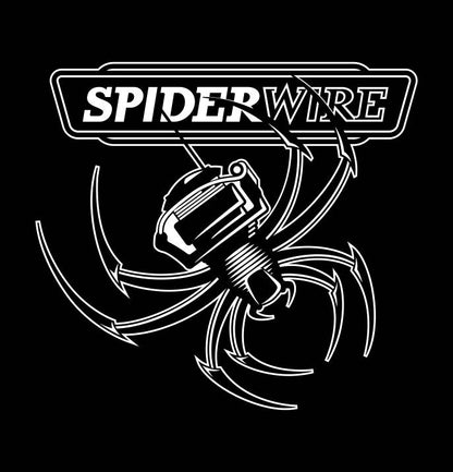 Spiderwire decal, sticker, hunting fishing decal, car sticker