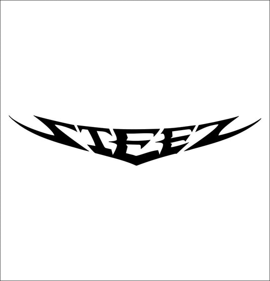 Steez Rods decal, sticker, fishing hunting sticker, car decal