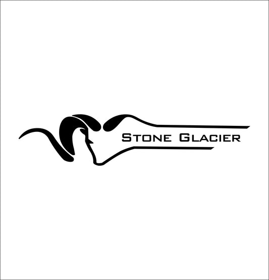 Stone glacier decal, sticker, fishing hunting sticker, car decal