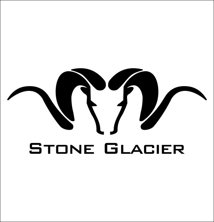 Stone glacier decal, sticker, fishing hunting sticker, car decal b