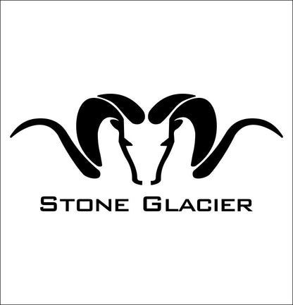 Stone glacier decal, sticker, fishing hunting sticker, car decal b
