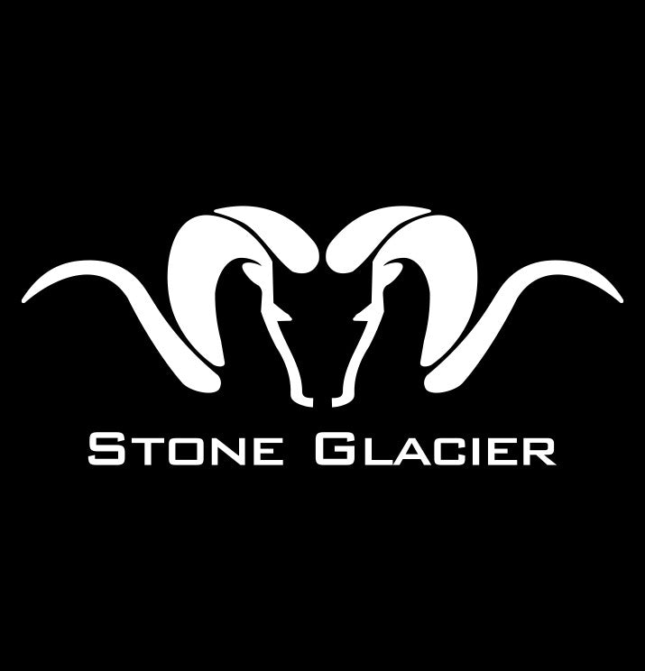 Stone glacier decal, sticker, fishing hunting sticker, car decal b