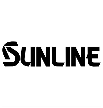 Sunline decal, sticker, hunting fishing decal, car sticker