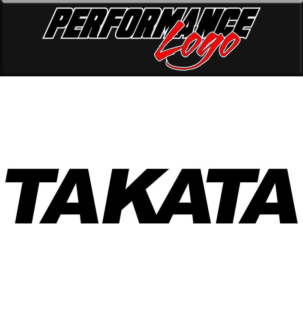 Takata decal, performance decal, sticker