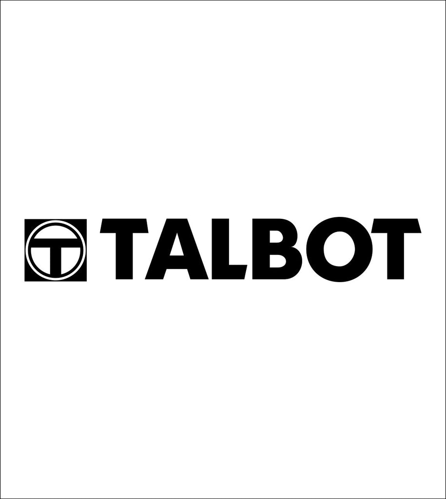 Talbot decal, sticker, car decal