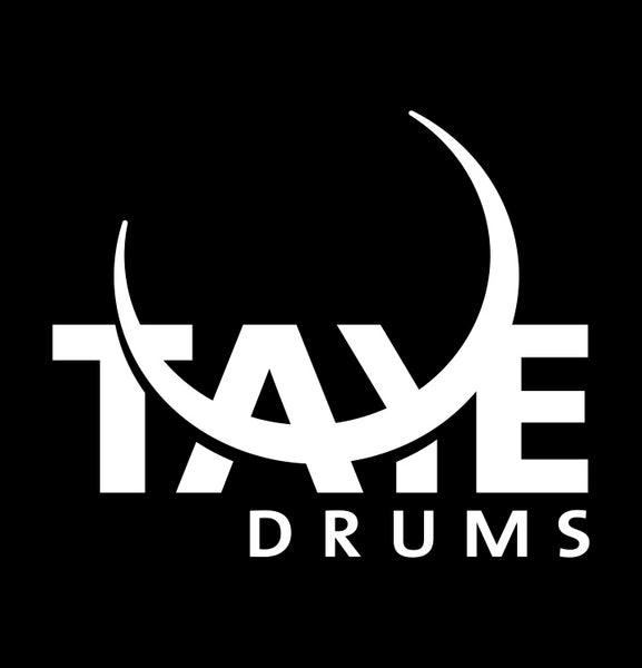 Taye Drums decal, music instrument decal, car decal sticker