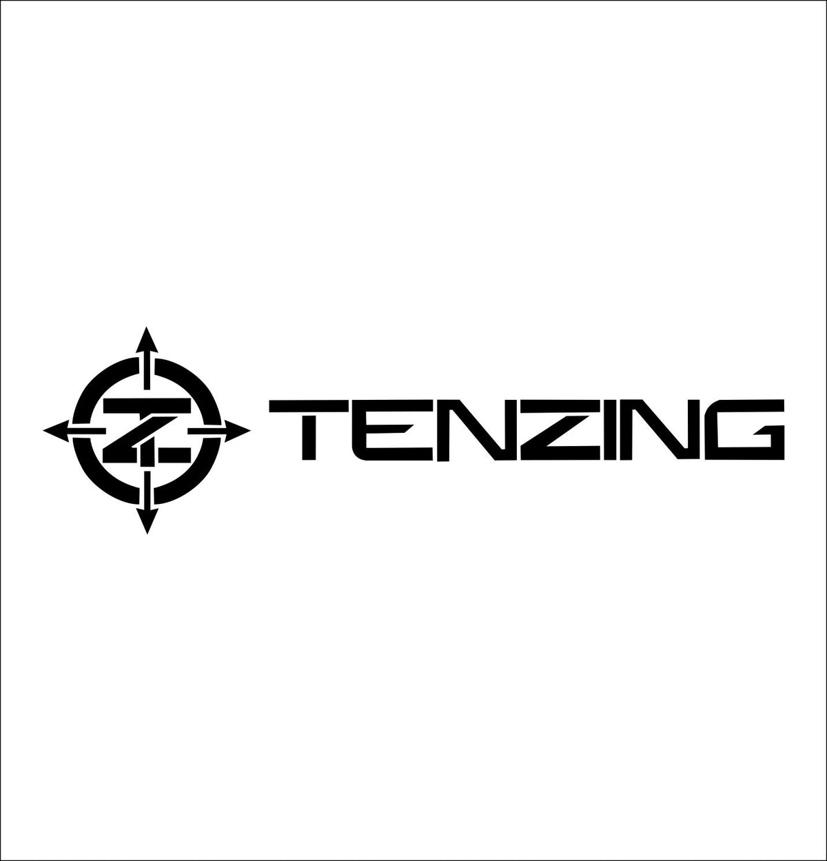 Tenzing outdoors decal, sticker, fishing hunting sticker, car decal