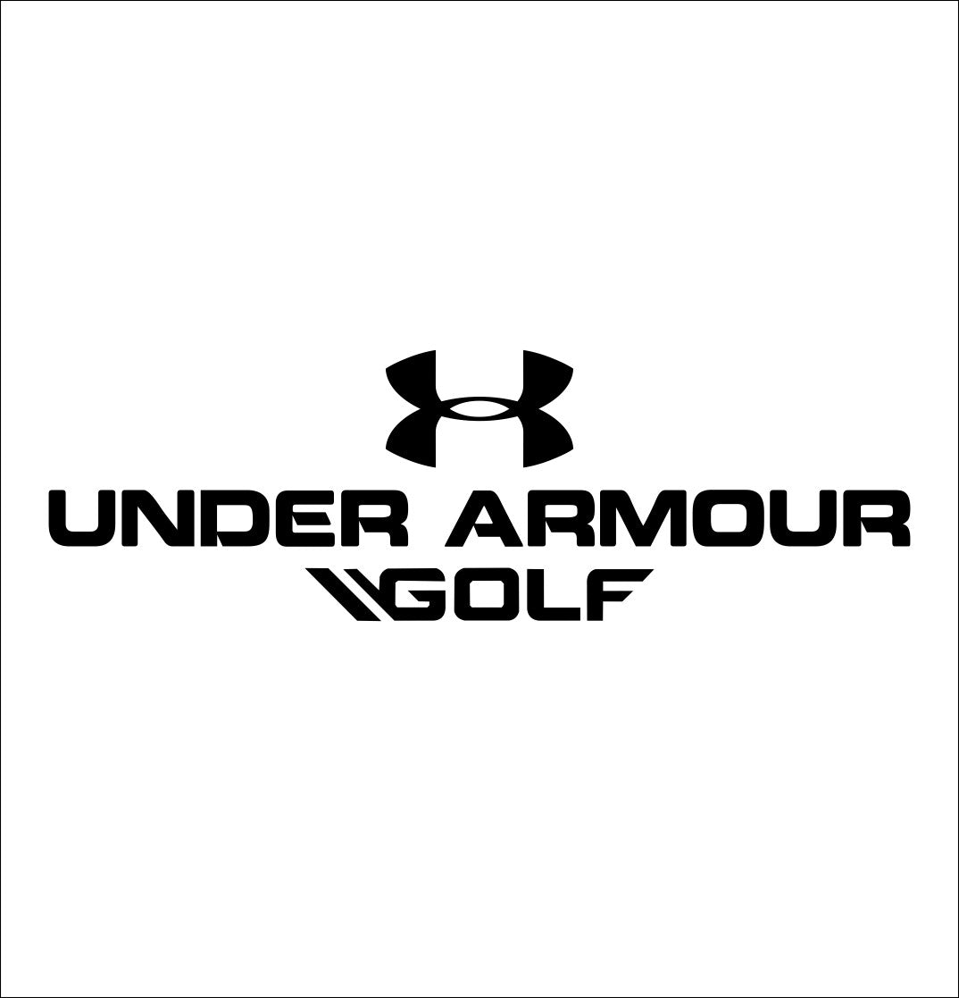 Under Armour Golf decal, golf decal, car decal sticker