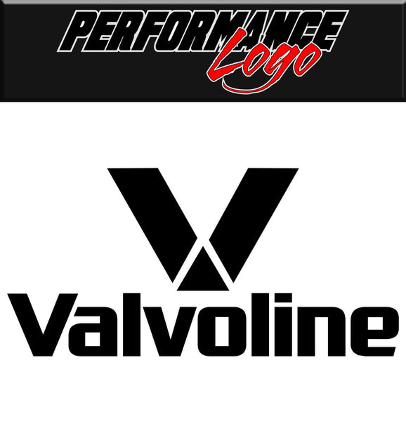 Valvoline decal, performance decal, sticker