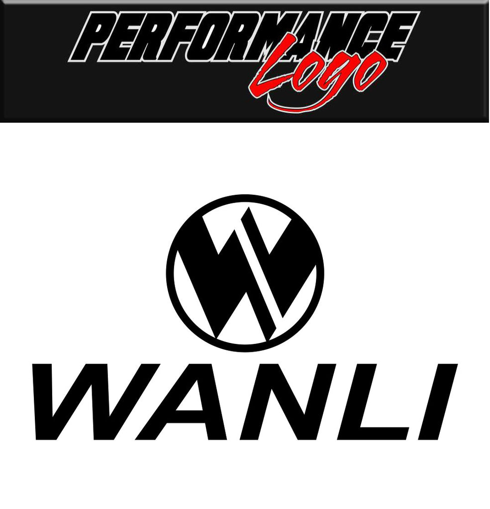 Wanli Tires decal, performance decal, sticker