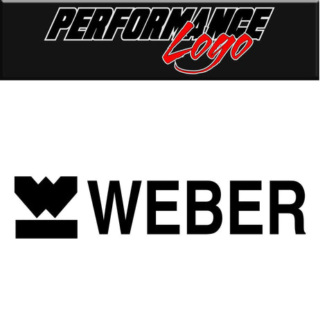 Weber decal, performance decal, sticker