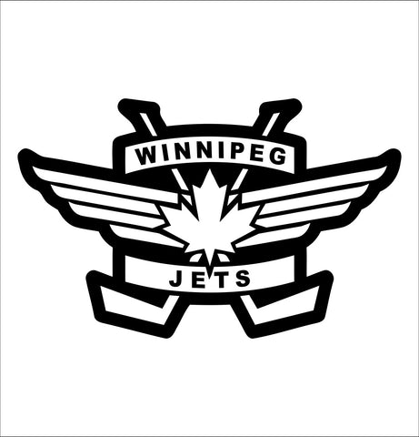 Winnipeg Jets decal, sticker, nhl decal