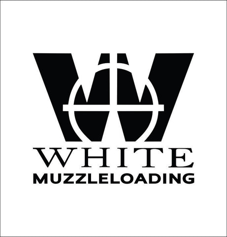 White Muzzleloading decal