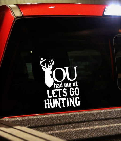 hunting decal, car decal, sticker