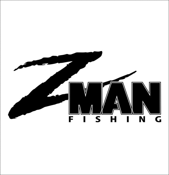Z Man Fishing decal, sticker, hunting fishing decal