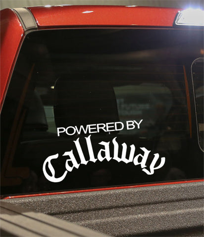powered by callaway golf decal - North 49 Decals