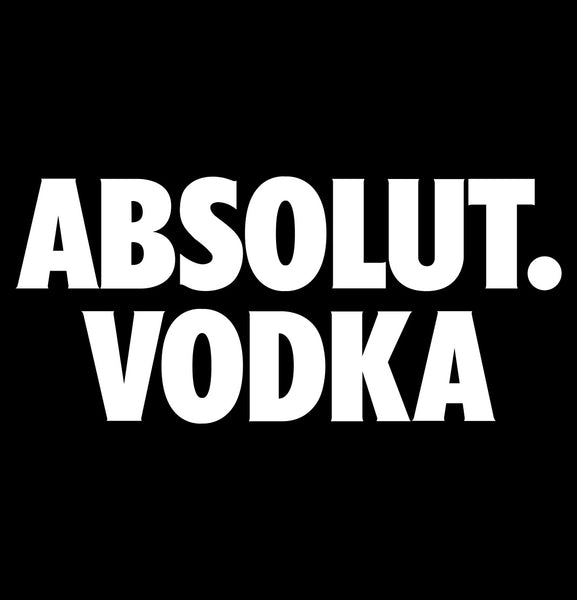 Absolut Vodka decal, vodka decal, car decal, sticker