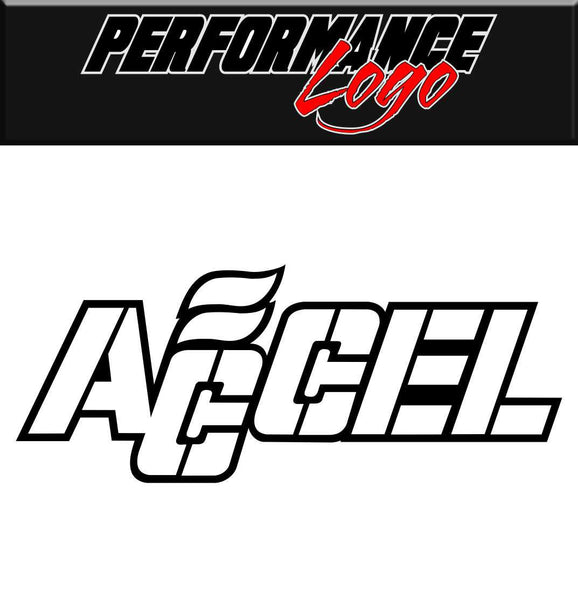 Accel decal car performance decal sticker