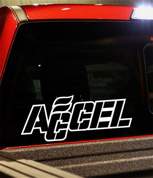 accel 2 performance logo decal - North 49 Decals