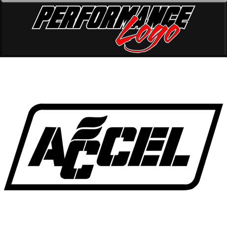 Accel decal car performance decal sticker