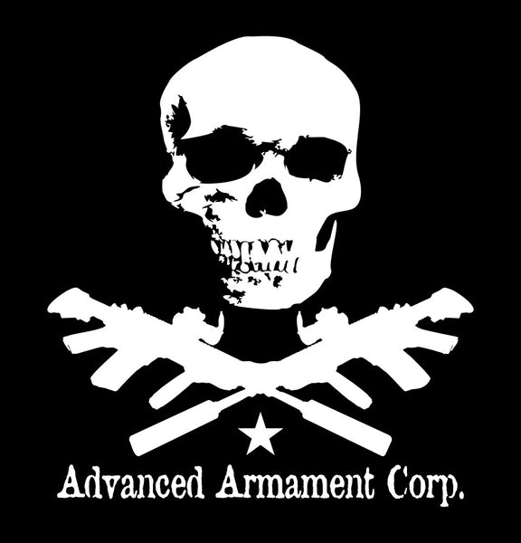 Advanced Armament Corp decal, firearm decal, car decal sticker