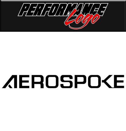 aerospoke decal, sticker, performance decal sticker