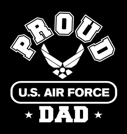 Proud US Airforce Dad decal