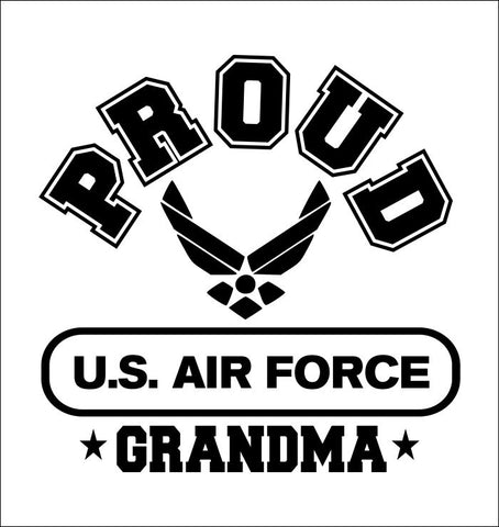 Proud US Airforce Grandma decal