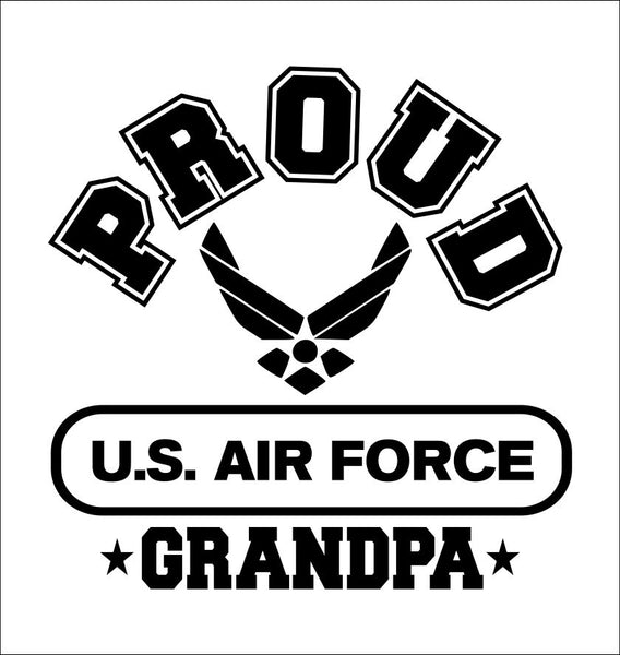 Proud US Airforce Grandpa decal