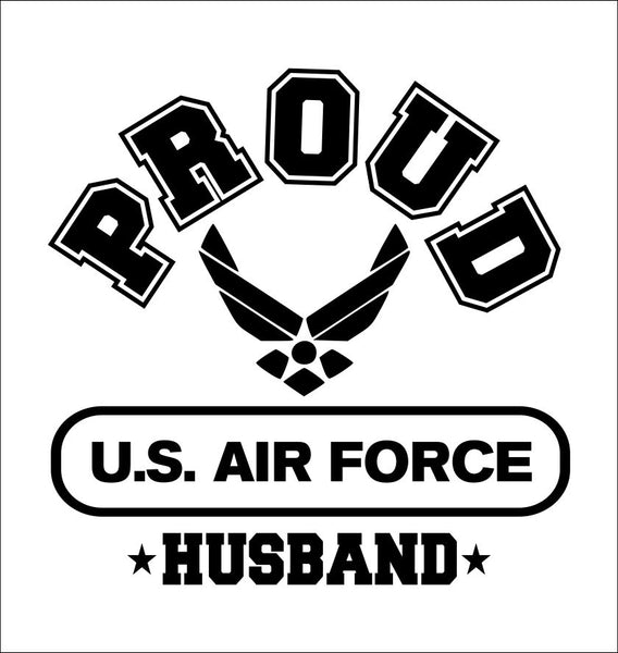 Proud US Airforce Husband decal