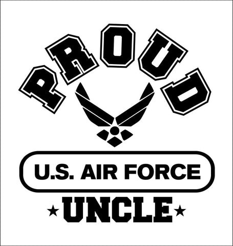 Proud US Airforce Uncle decal