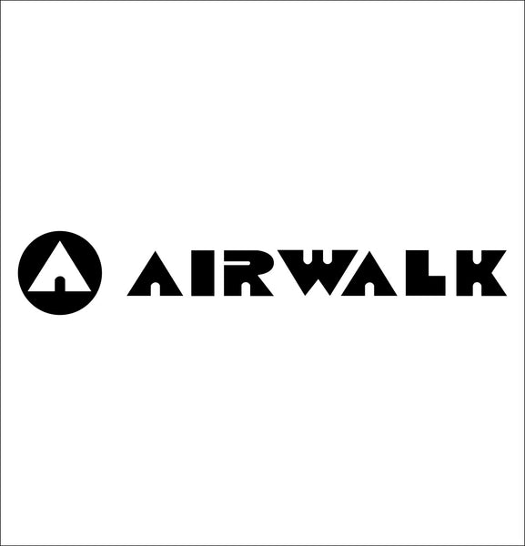 Airwalk decal, skateboarding decal, car decal sticker