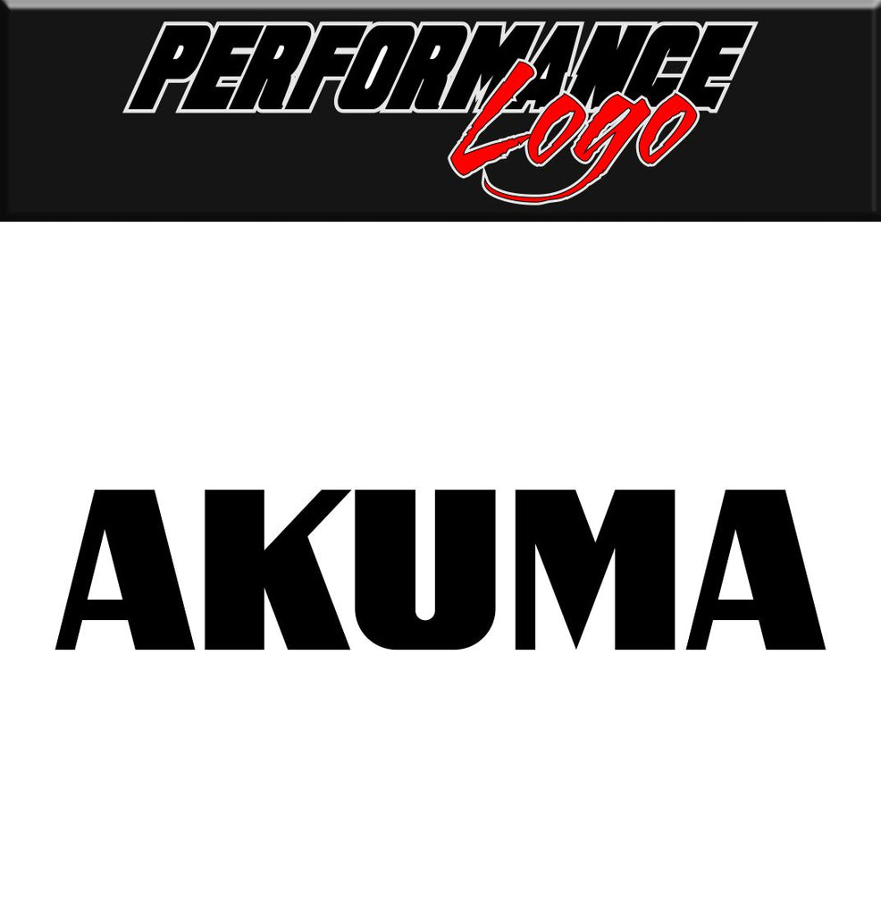 Akuma decal performance car decal vinyl sticker