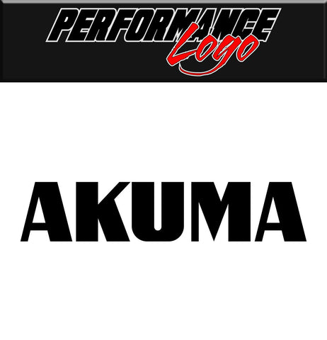 Akuma decal performance car decal vinyl sticker