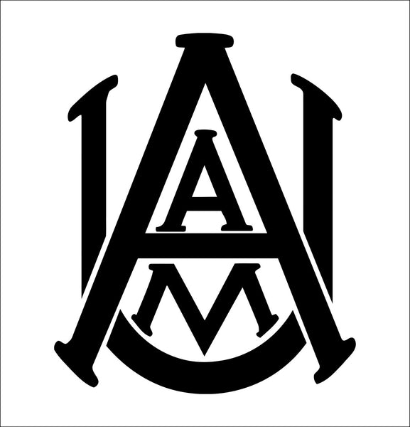 Alabama A&M Bulldogs decal, car decal sticker, college football