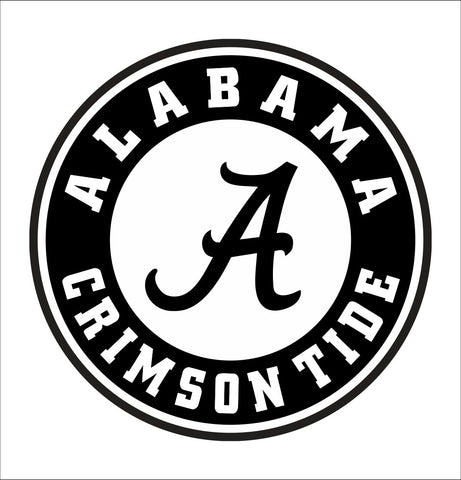Alabama Crimson Tide decal, car decal sticker, college football