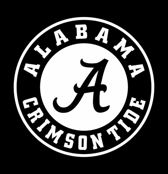 Alabama Crimson Tide decal, car decal sticker, college football