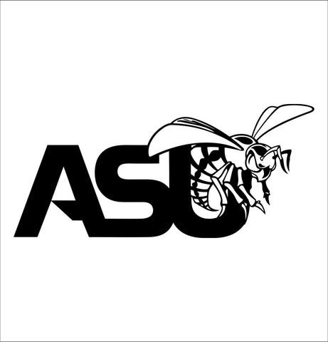 Alabama State Hornets decal, car decal sticker, college football