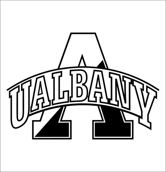 Albany Great Danes decal, car decal sticker, college football
