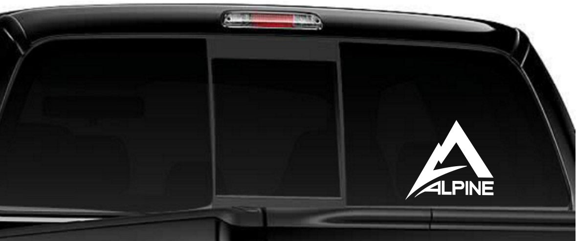 Alpine Innovations decal, car decal sticker
