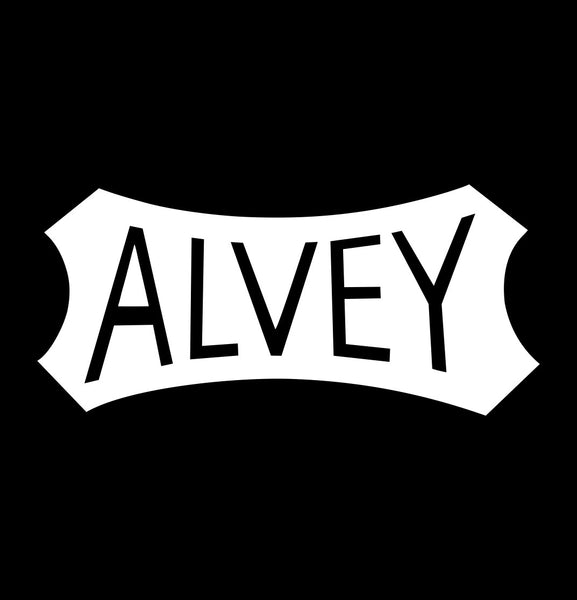 alvey decal, fishing hunting car decal sticker