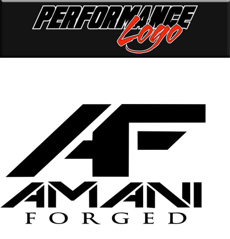 Amani Forged decal, performance car decal sticker
